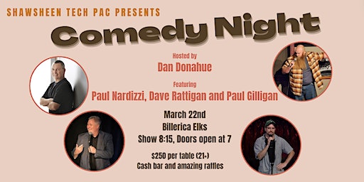 Shawsheen Tech PAC Comedy Night | Billerica - Elks Lodge