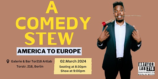 A Comedy Stew | English Stand up Comedy (Berlin) | Galerie & Bar Tor218 Artlab