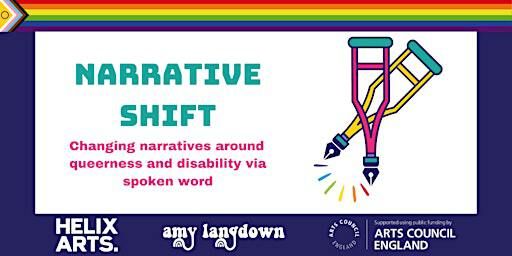 Narrative Shift - spoken word project with Amy Langdown and Helix Arts | Alphabetti Theatre