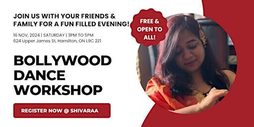 FREE BOLLYWOOD WORKSHOP IN HAMILTON, ONTARIO | Defining Movement Dance