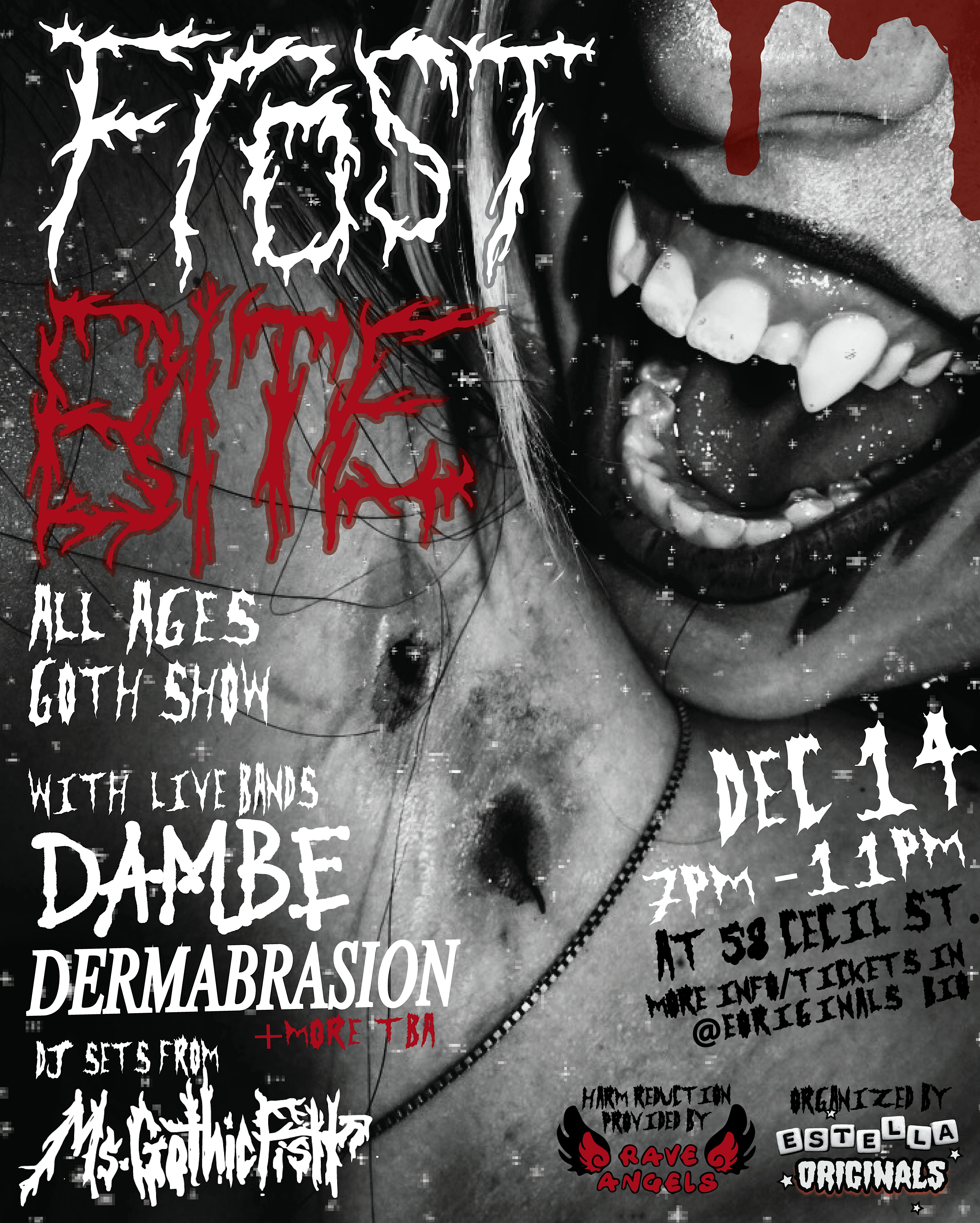 EO Presents: FROST BITE, Winter Goth Show | Cecil Centre