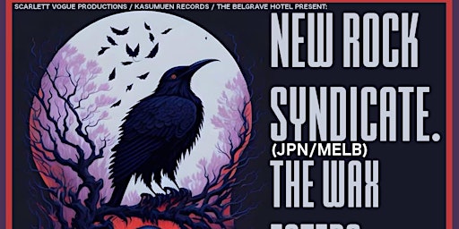 NEW ROCK SYNDICATE (Jpn/Melb) The Coffins & The Wax Eaters @ Belgrave Hotel | 1645 Burwood Hwy