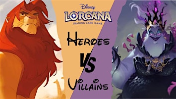 Disney Lorcana: Heroes vs Villains Tournament | Diversions Puzzles & Games