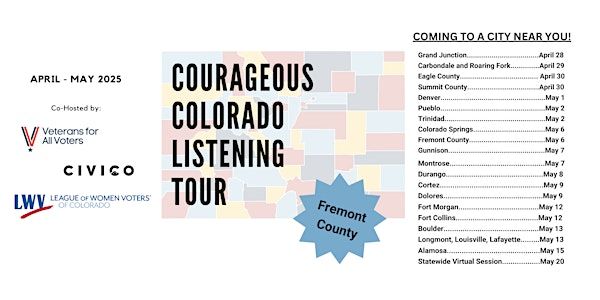 Fremont County - Courageous Colorado Listening Tour | Emergent Campus
