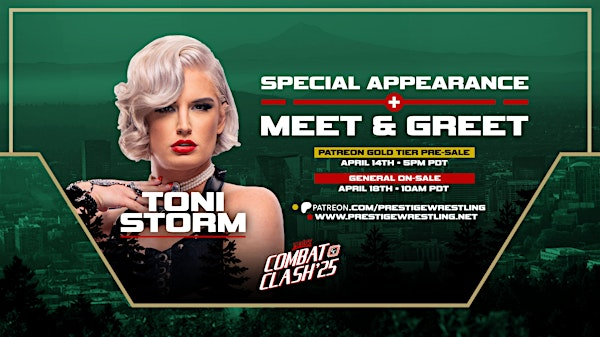 Toni Storm Meet & Greet (Combat Clash 2025) | Viking Pavilion