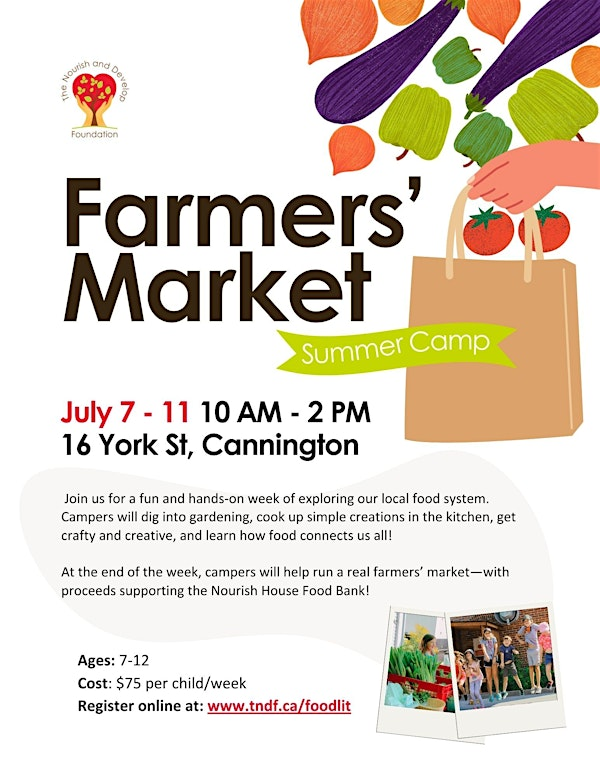 Farmers' Market Summer Camp | 16 York St