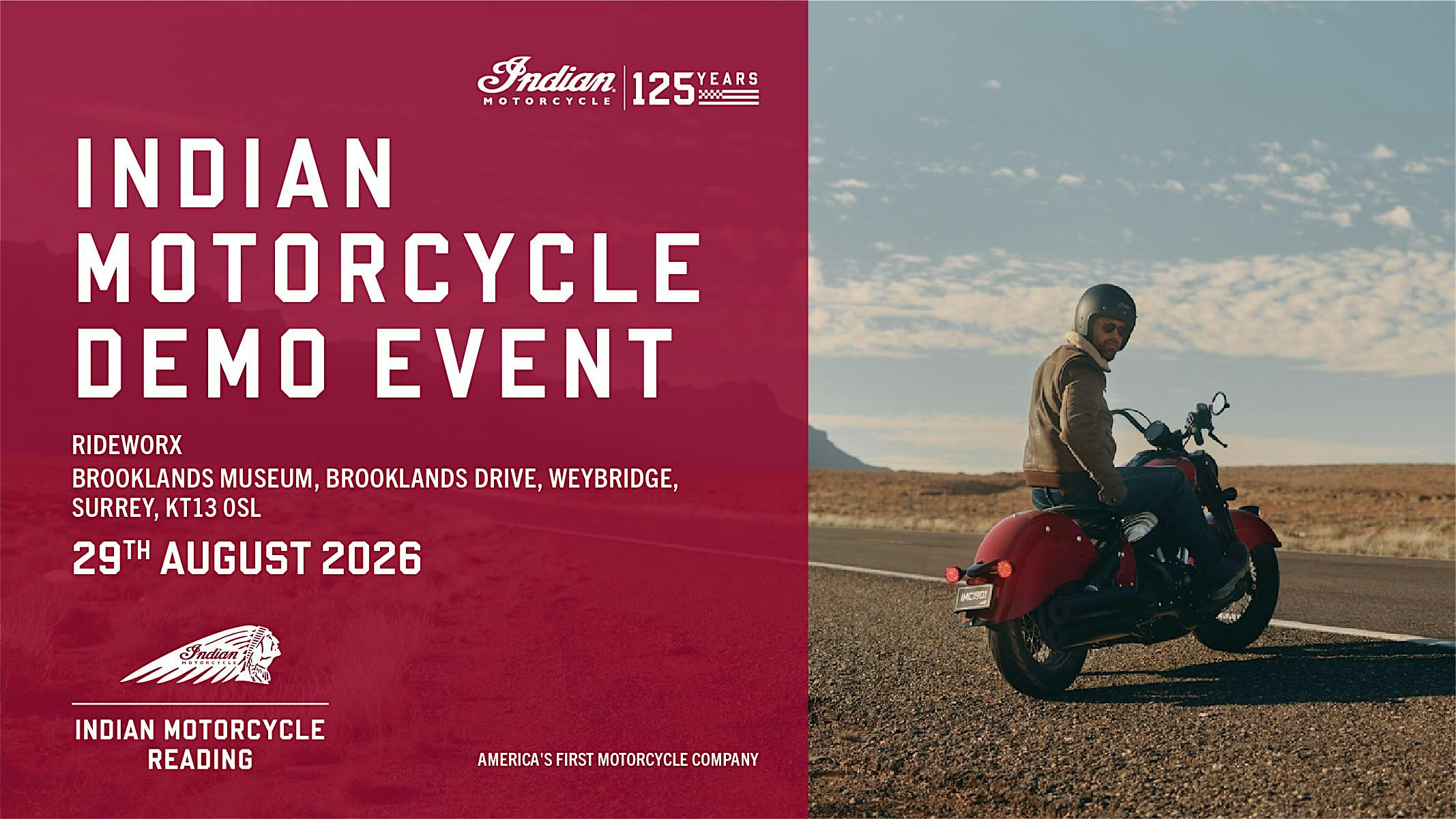 IMC 125th Anniversary Festival - Indian Motorcycle Reading | Brooklands Museum Playground