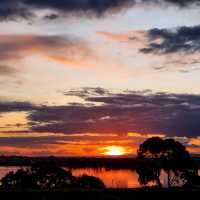 Sunset at Roxburgh Park Melbourne