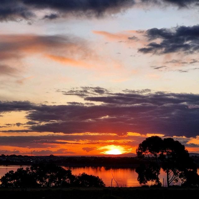 Sunset at Roxburgh Park Melbourne