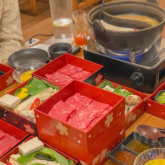 서울에서 일본여행 📍온천집 스키야키