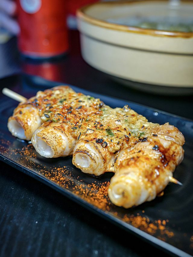 黯然燒魂食串燒，海鮮砂鍋粥必叫