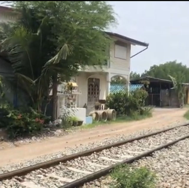 Maeklong Railway Market in Thailand