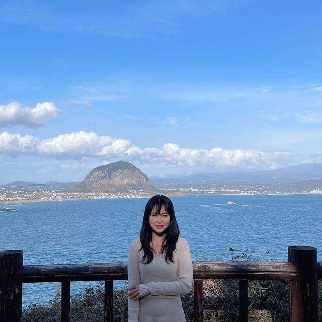 💚왼쪽에는 산방산, 오른쪽에는 한라산이 보이는 송악산💚