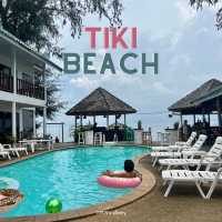 Tiki beach พะงัน ที่พักหลักร้อย ติดชายหาด