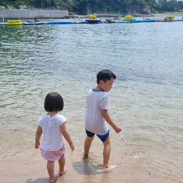 경남 사천 바다 '남일대 해수욕장'