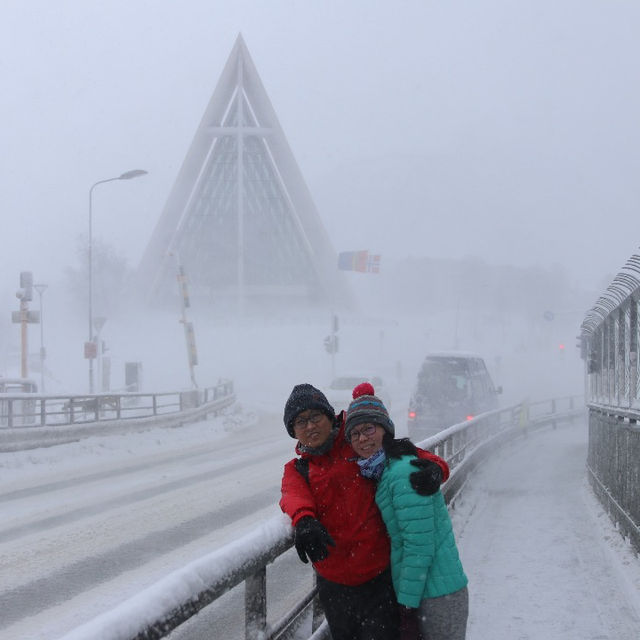 Cantilever bridge in Tromsø