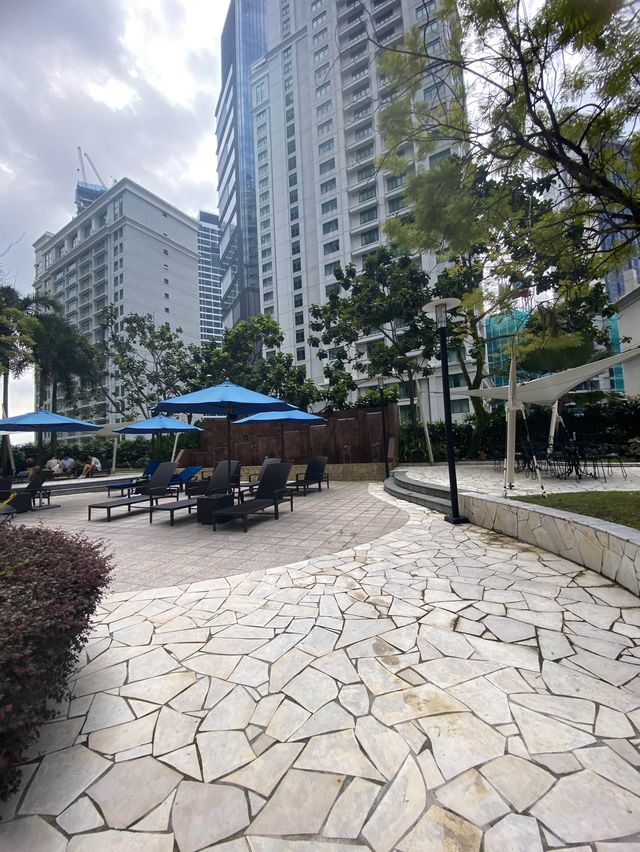 Pool with unparalleled view of KL city