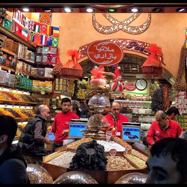 Spice Bazaar in Istanbul. 