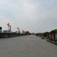 Bicycle ride on Xi'an Wall