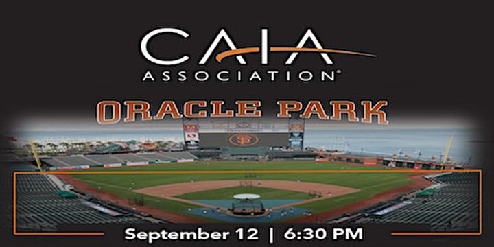 CAIA Bay Area Giants Game Social | Oracle Park