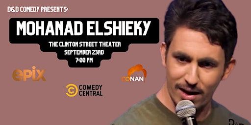 D&D Comedy Presents: Mohanad Elshieky (Portland) | Clinton Street Theater
