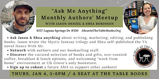 Ask Me Anything for Authors - hosted by Jason Denzel + Shea Robinson | A Seat at the Table