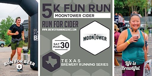 5k Beer Run x Moontower Cider | 2024 Texas Brewery Running Series | Mooontower Cider