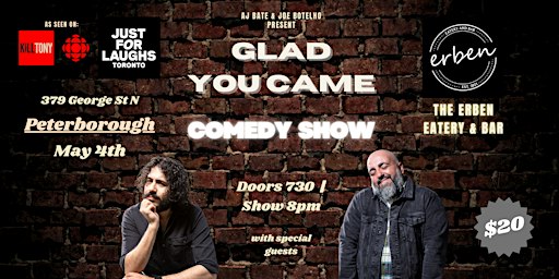 AJ Bate & Joe Botelho LIVE! In Peterborough | Glad You Came Tour | Erben