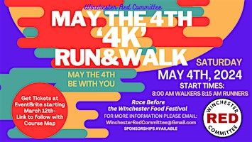 May the 4th- 4K Run & Walk | Winchester