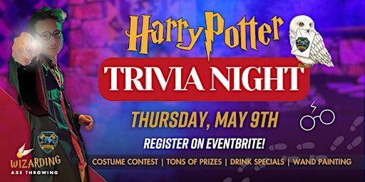 Harry Potter Trivia Night @ Kick Axe Philly! | Kick Axe Throwing PHILLY