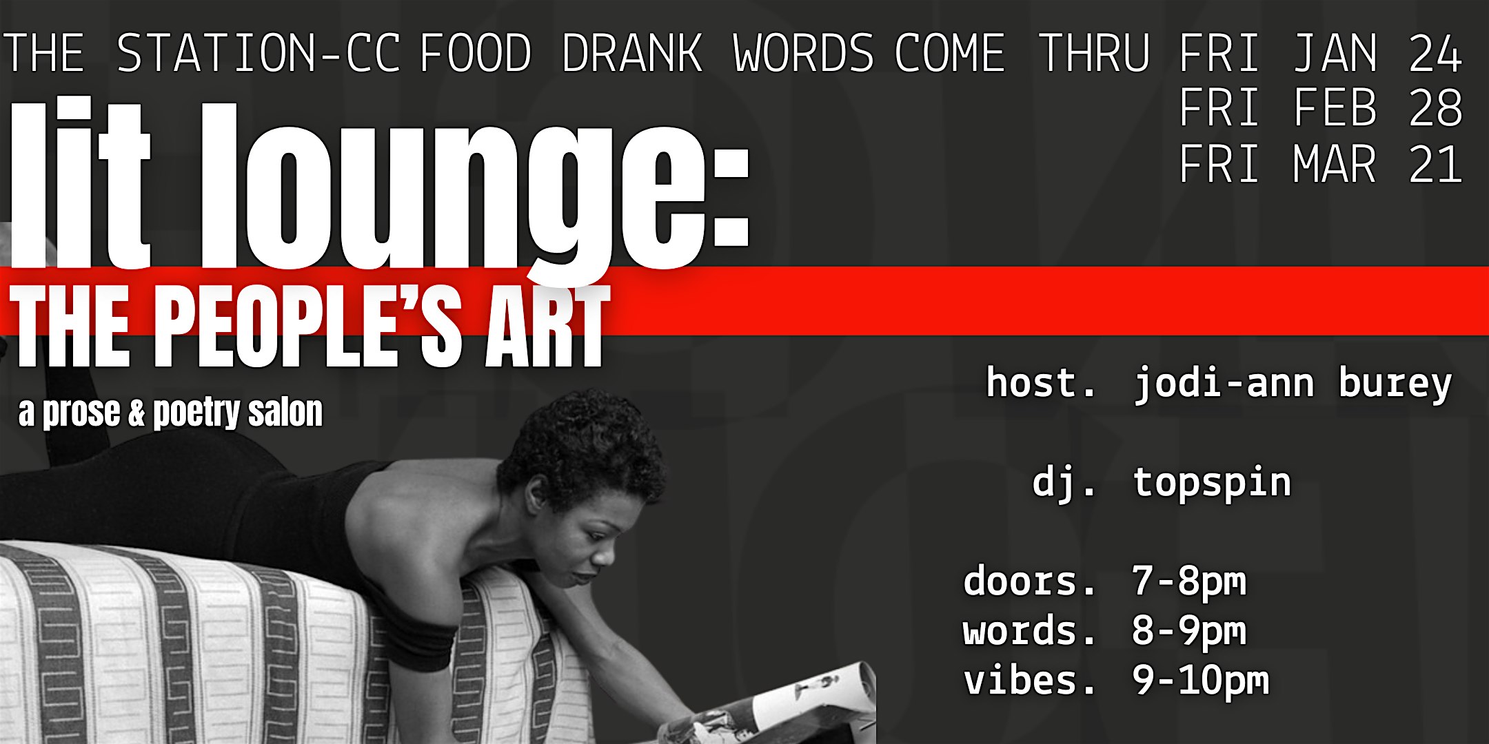 Lit Lounge: The People's Art | A Prose and Poetry Salon | The Station Columbia City