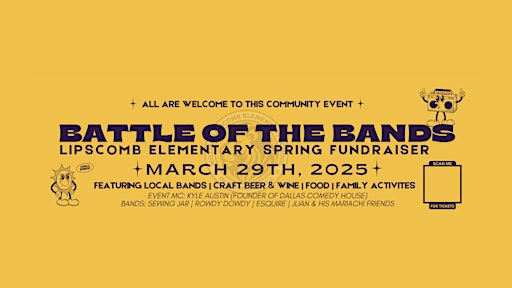 William Lipscomb Elementary: Battle of The Bands | William B. Lipscomb Elementary School - Texas State Historical Marker