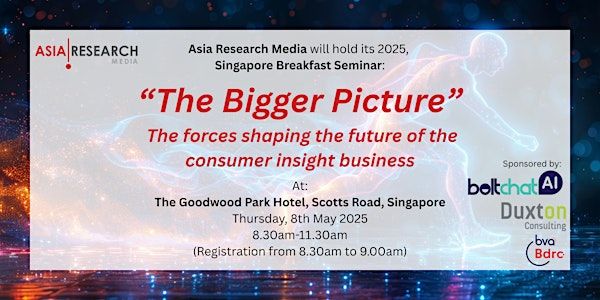 Asia Research Breakfast Seminar 2025 | Goodwood Park Hotel