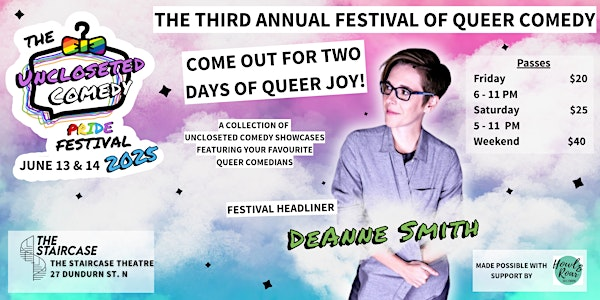 The Uncloseted Comedy Pride Festival | The Staircase