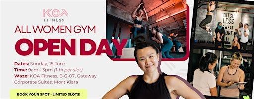 All-Women's Gym Open Day – Exclusive Personal Training Experience | KOA FITNESS