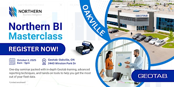 Northern BI Masterclass: Oakville, Ontario | Geotab Head Office