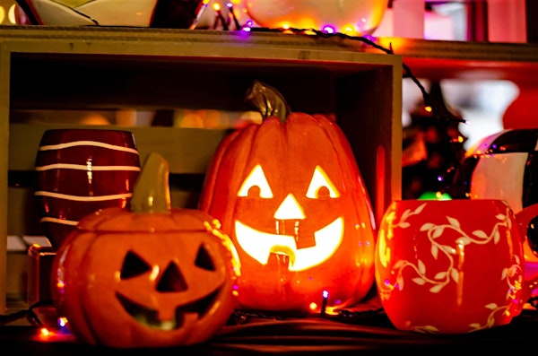 Sip N Ceramics October Halloween pumpkins | Curlew cafe - High Farm Holiday Park Limited