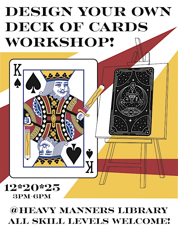 Designing Playing & Tarot Cards: A Creative Workshop with Luke Libero | 1200 N Alvarado St