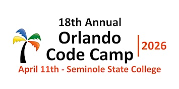 Orlando Code Camp 2026 | Seminole State College - Sanford/Lake Mary Campus, Weldon Boulevard, Sanford, FL, USA