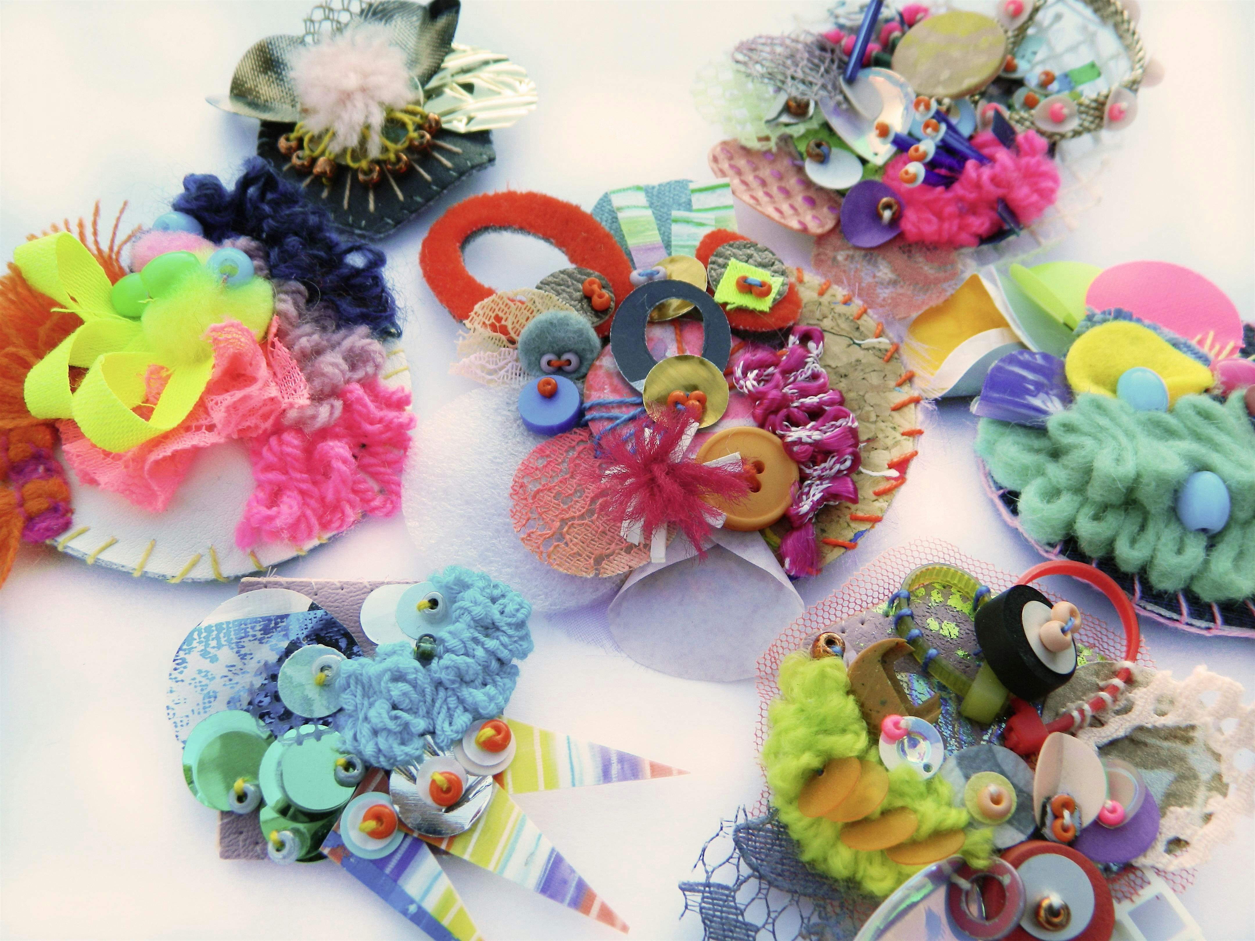 Evening Workshop: Colourful Embellished Brooches | Millennium Gallery