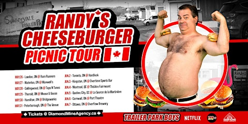 Randy's Cheeseburger Picnic (Trailer Park Boys) Kingston ON | Overtime Sports Bar