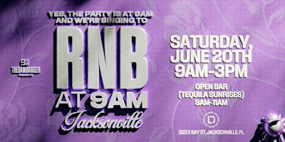 THE9AMBANGER PRESENTS RNB at 9AM @ DECCA LIVE | Decca Live