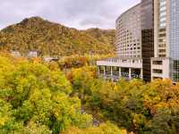 札幌の奥座敷　定山渓温泉　絶景の紅葉