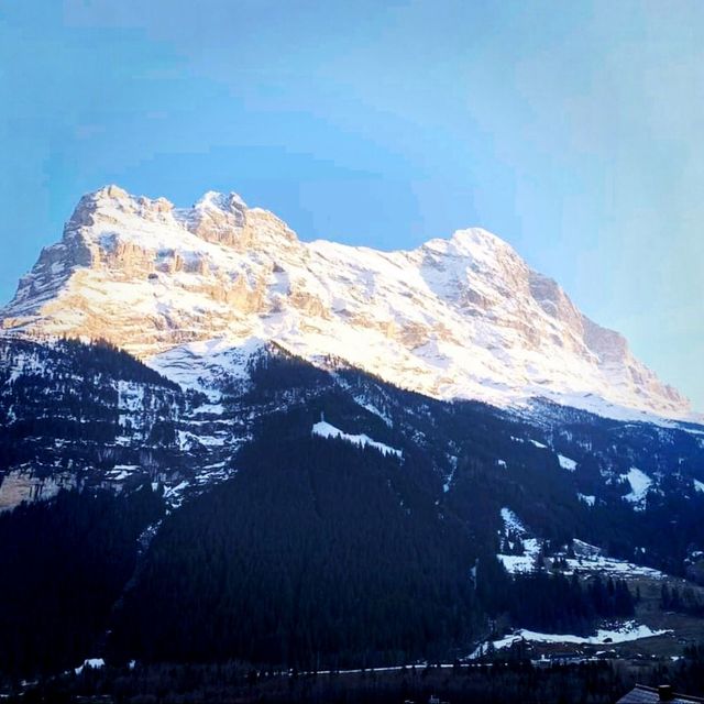 Grindelwald village in Switzerland 