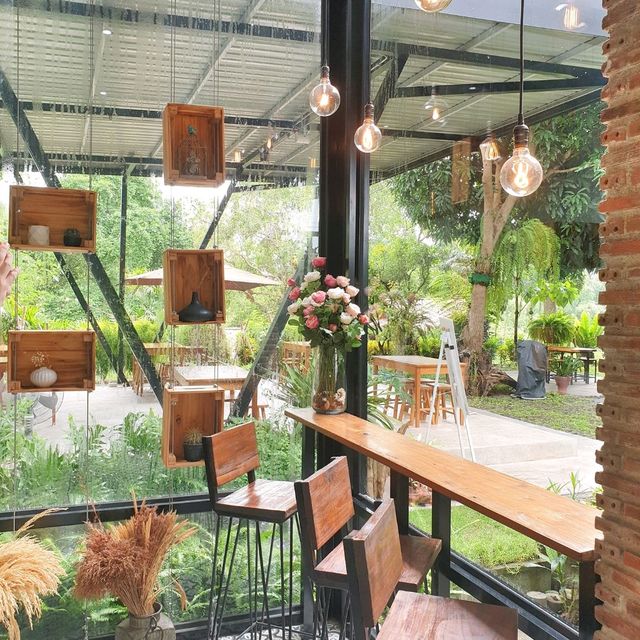Leaf Garden Cafe' สุดน่ารัก💘 @ แก่งคอย
