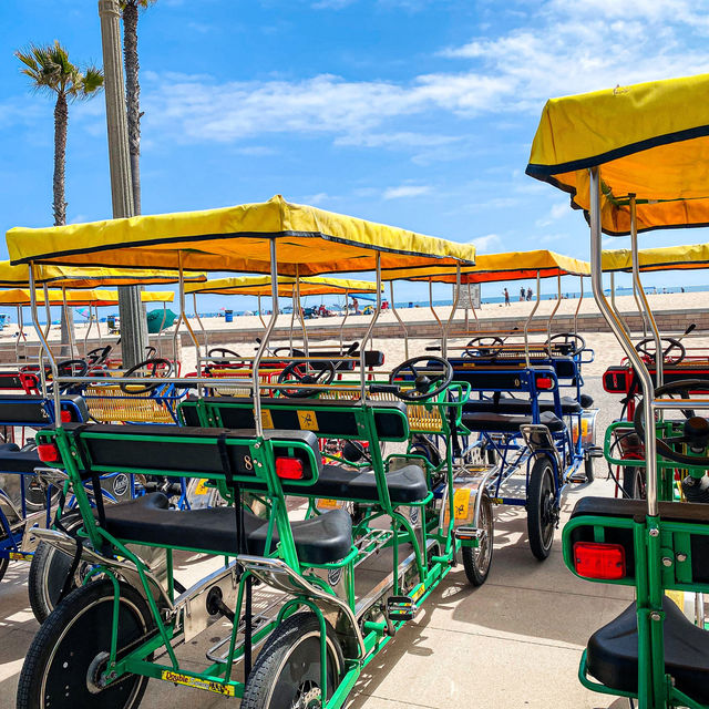 Explore the beach with Surrey Bikes 🚲