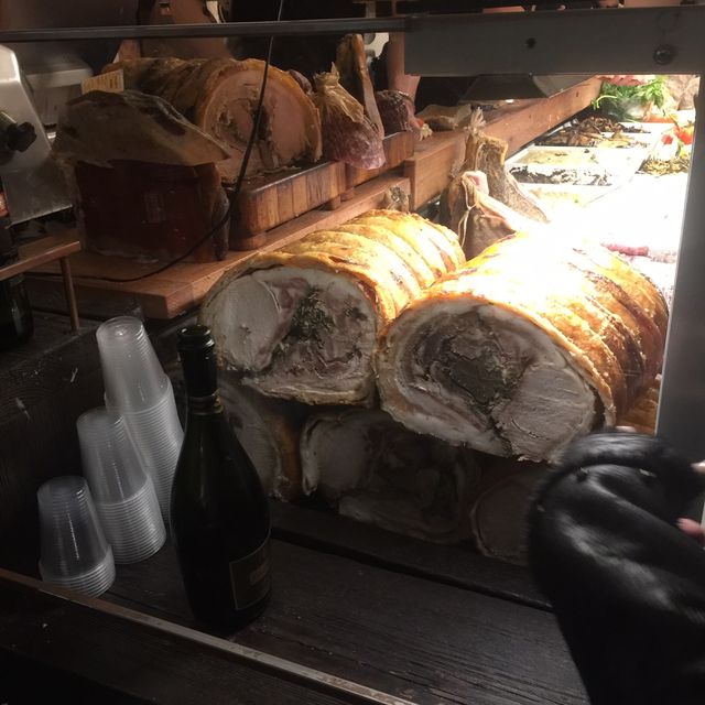 panino with porchetta in Firenze 