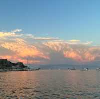 The Marshmallow Sky of Corfu