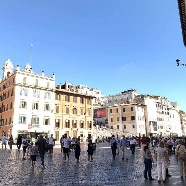 I dare you to sit on the Spanish Steps