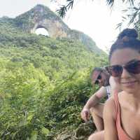 Moon Hill, a short drive from Yangshuo